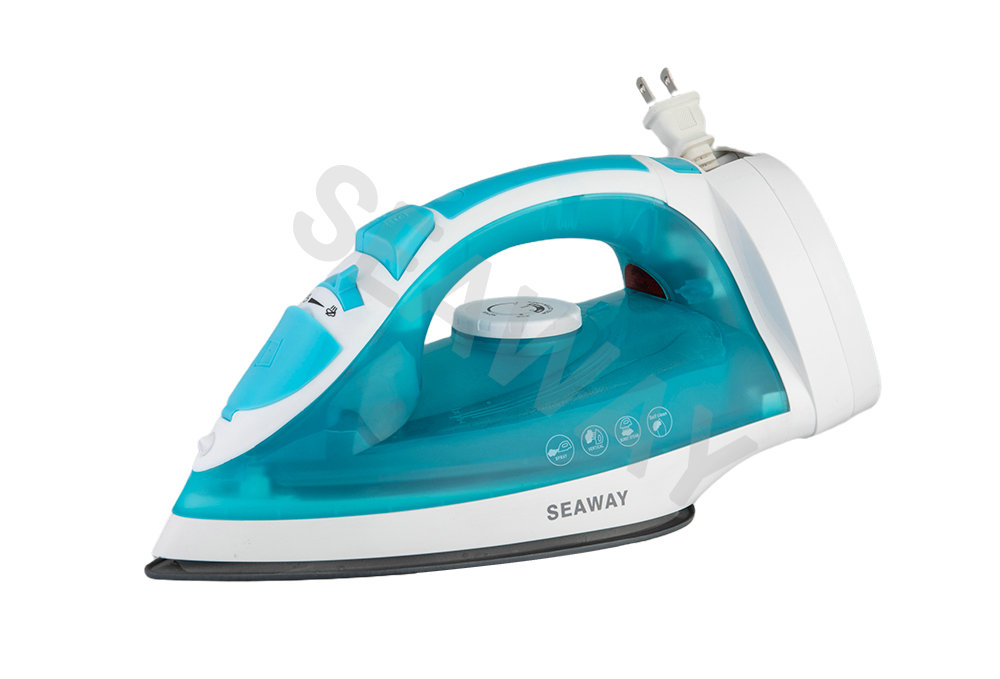 SW-201A Double semelle Vapeur puissante Cordon à rebobiner Fer à vapeur